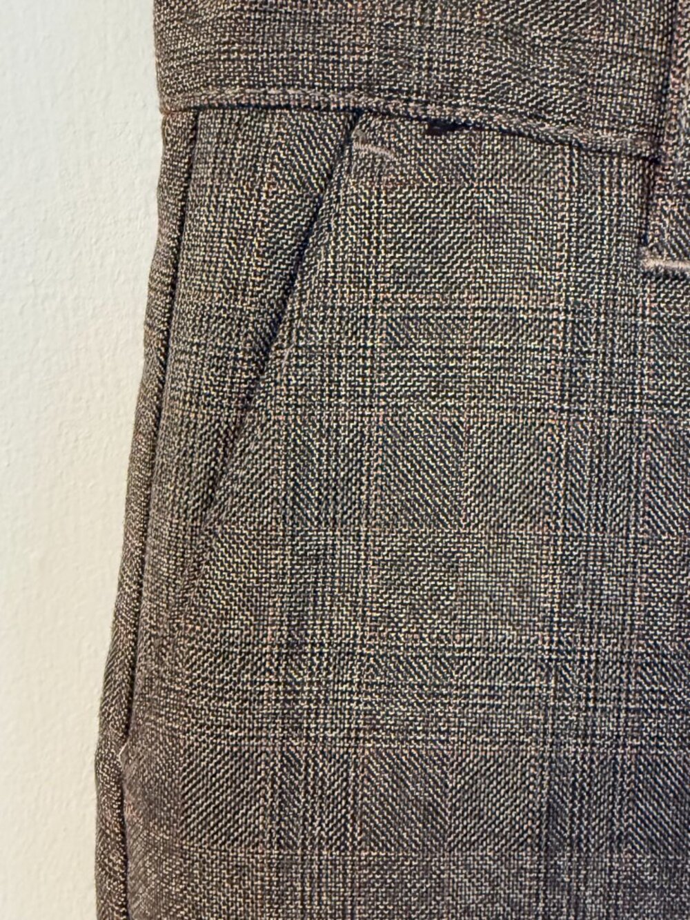 NWT PacSun Men's Brown Plaid Trouser Bootcut Pants Size 30 - Picture 6 of 15